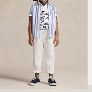 🩵RL🩵 NWT / NWOT Linen Button Down and White Chino pant. Size 4. Both brand new!